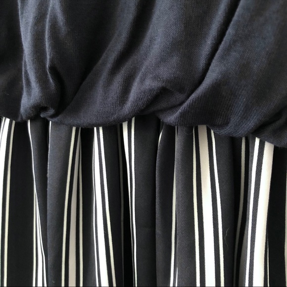 LOFT Striped Duet Dress - Navy - Picture 4 of 8